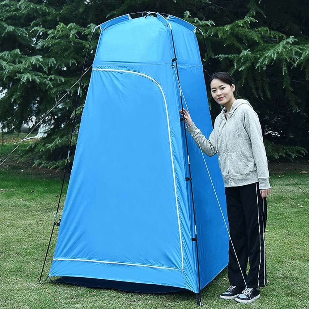 Shelter Tent Portable Outdoor Shower Toilet Changing Room Tent with Removable Bottom for Camping Beach Photography