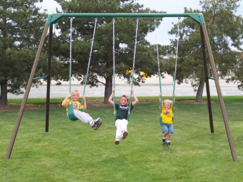 Lifetime Heavy Duty A-Frame Metal Swing Set