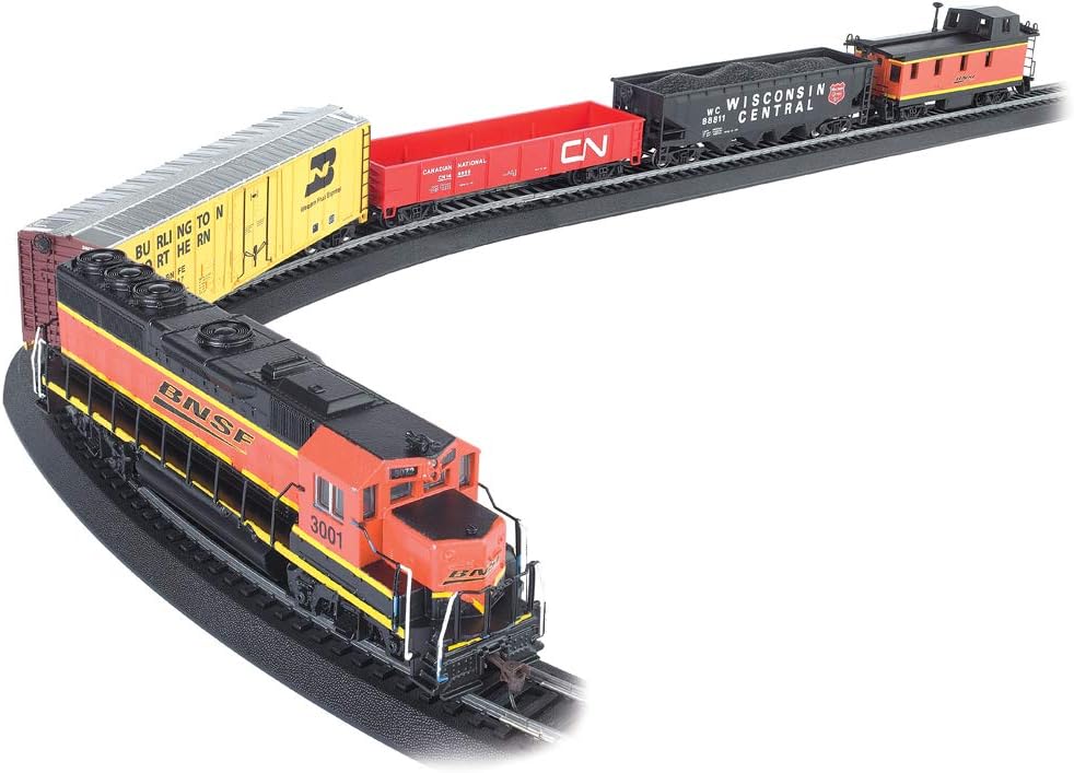 Bachmann Trains - Rail Chief Ready To Run 130 Piece Electric Train Set - HO Scale, Brown/a