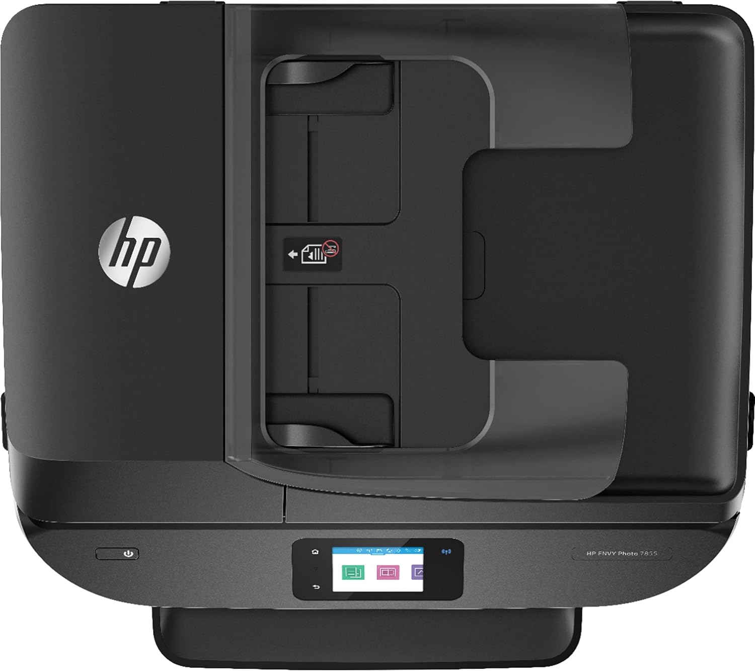 HP ENVY 78 55 Wireless All-In-One Color Inkjet Photo Printer, Black- Print Copy Scan Fax - 2.65" Touchscreen CGD, 15 ppm, 4800x1200 dpi, Auto 2-Sided Printing, 35-page ADF, Ethernet, Instant Ink Ready