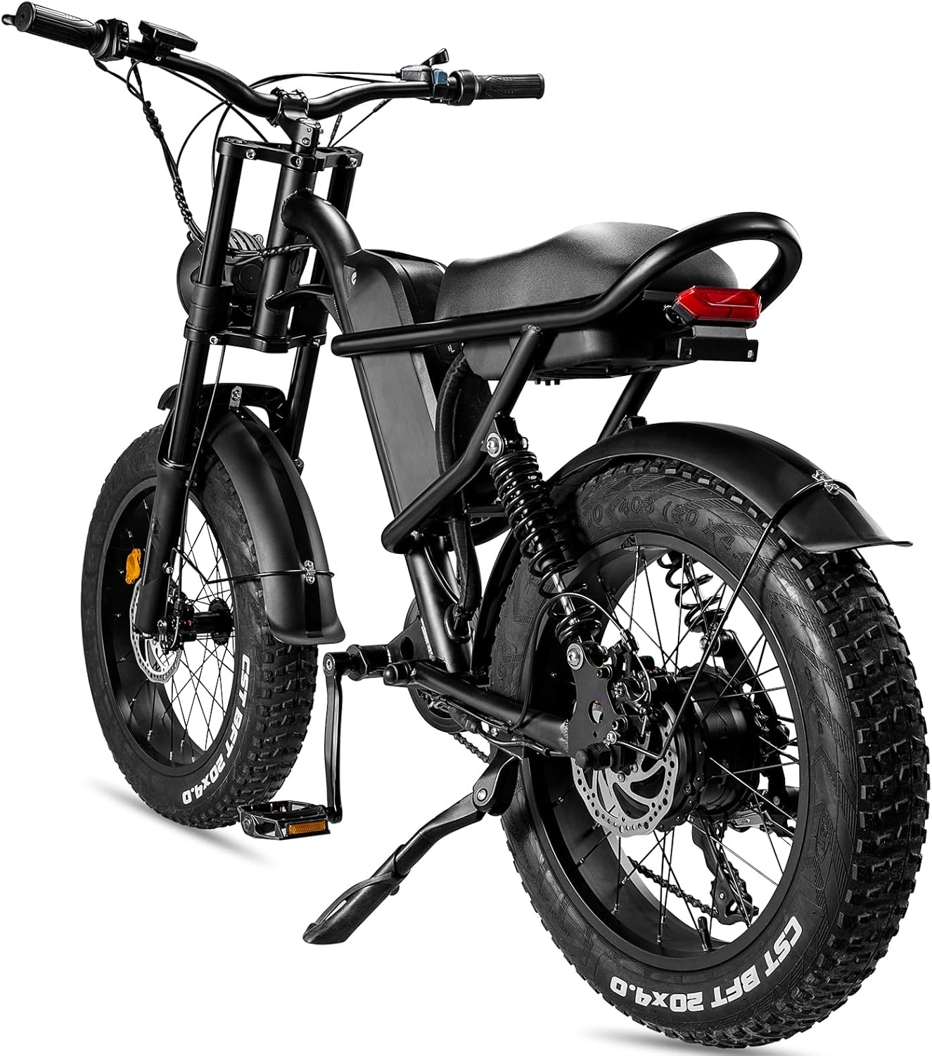 Electric Bike for Adults, 750W Electric Mountain Bike 28 MPH Adults Electric Bicycle with Removable 48V 15.6Ah Battery, 20'' Fat Tire Ebike, Shimano 7-Speed, 5 Level PAS, 80 Miles