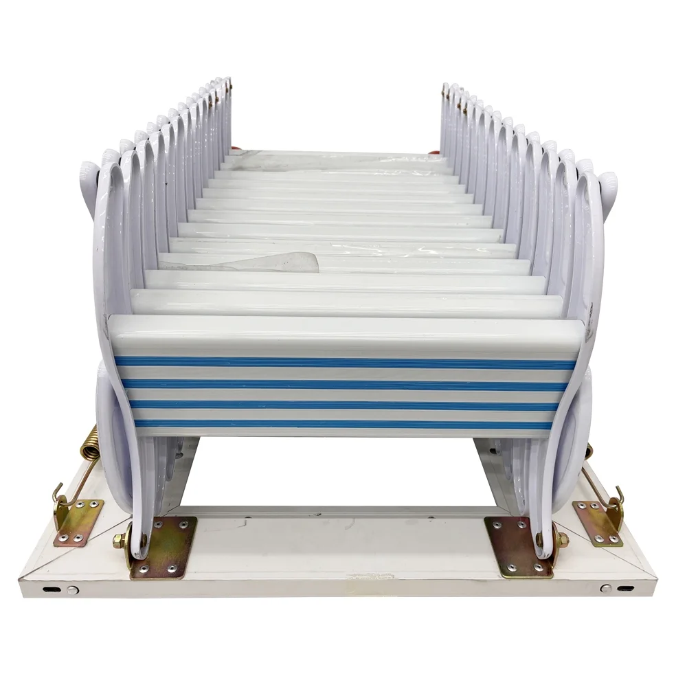 INTSUPERMAI Loft Wall Ladder Stairs Wall Mounted Attic Extension Folding Loft white 11.5ft Height 14 Steps