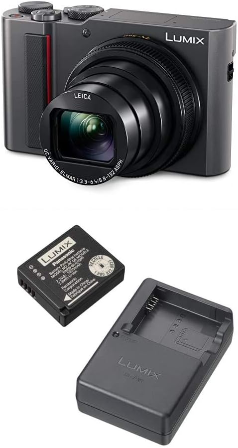 Panasonic LUMIX ZS100 4K Digital Camera, 20.1 Megapixel 1-Inch Sensor 30p Video Camera, 10X LEICA DC VARIO-ELMARIT Lens, F2.8-5.9 Aperture, HYBRID O.I.S. Stabilization, 3-Inch LCD, DMC-ZS100K (Black)