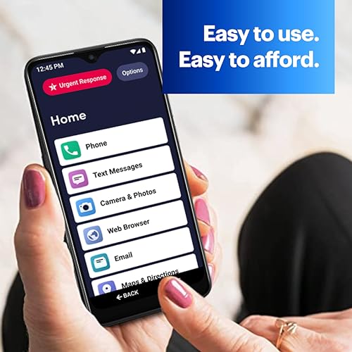 LIVELY Jitterbug Smart4 Smartphone for Seniors - Cell Phone for Seniors - Not Compatible with Other Wireless Carriers - Must Be Activated Phone Plan