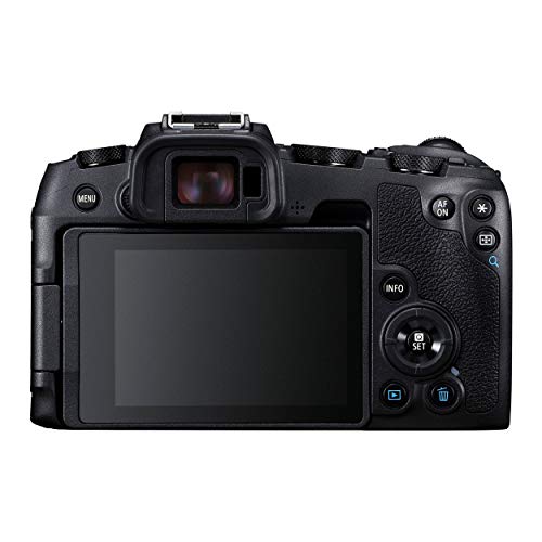 Canon EOS RP Full Frame Mirrorless Vlogging Portable Digital Camera with 26.2MP Full-Frame CMOS Sensor, Wi-Fi, Bluetooth, 4K Video Recording and 3.0” Vari-Angle Touch LCD Screen, Body, Black,