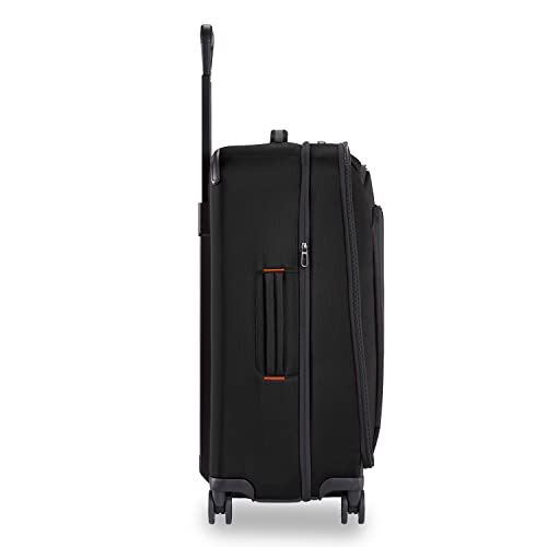 Briggs & Riley Domestic 22" Carry On Expandable Spinner - Luggage for Travel, Suitcases with Wheels, Softside Rolling Bag for Men & Women, Self-Repairing Zipper - ZDX Collection, Hunter