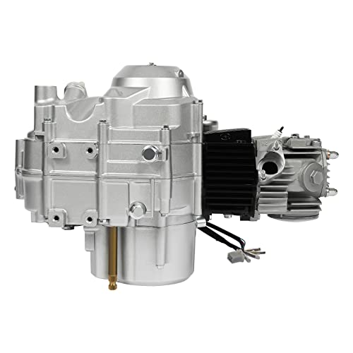 140cc 4 Stroke Engine Motor, Complete Engine Kit Single Cylinder Horizontal Pit Dirt Bike Engine Motor 4-speed Transmission Manual Clutch CDI for CRF50 CRF70 XR50 XR70 Z50R Z50 CT70