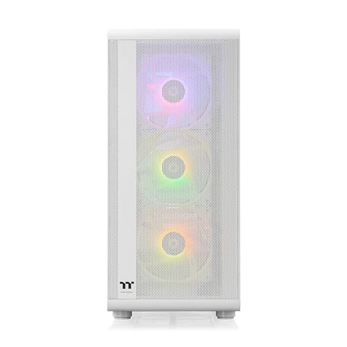 Thermaltake LCGS Quartz R66 Gaming Desktop (AMD Ryzen™ 5 5600, ToughRam DDR4 3600Mhz 16GB RGB Memory, AMD Radeon™ RX 6600, 1TB NVMe M.2, WiFi, Windows 11) S2QT-B550-R66-LCS