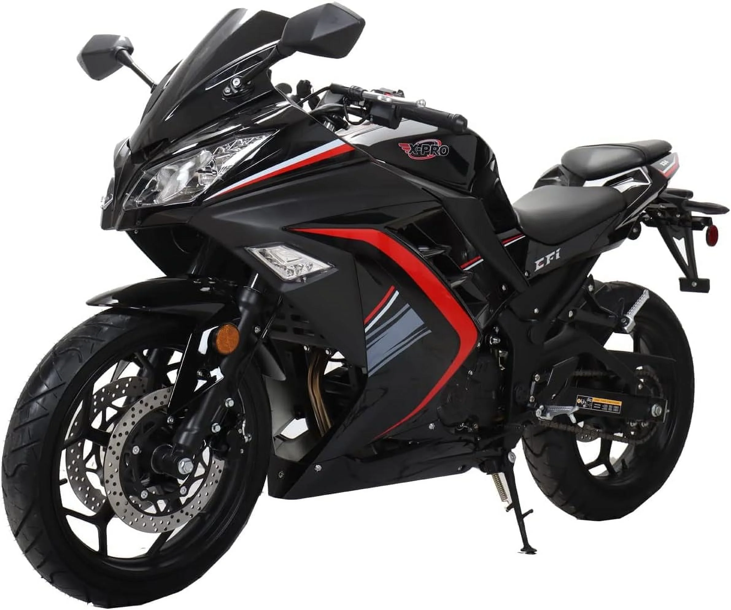 X-Pro Brand New 250cc Motorcycle, 6 Manual Transmission Electric Start 17" Wheels Assembled in Crate
