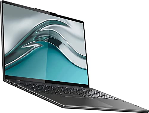 Lenovo Yoga 7i 16 inch 2.5K Touchscreen (2560 x 1600) 2-in-1 convertible Laptop computer, Intel Evo Platform, Core i5-1240P, 8GB Memory, 512GB SSD, Backlit Keyboard, Storm Grey