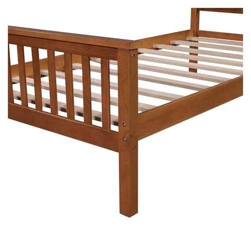 Twin Bed Frame Platform Twin Bed No Box Spring Required with Headboard and Footboard,bed frame