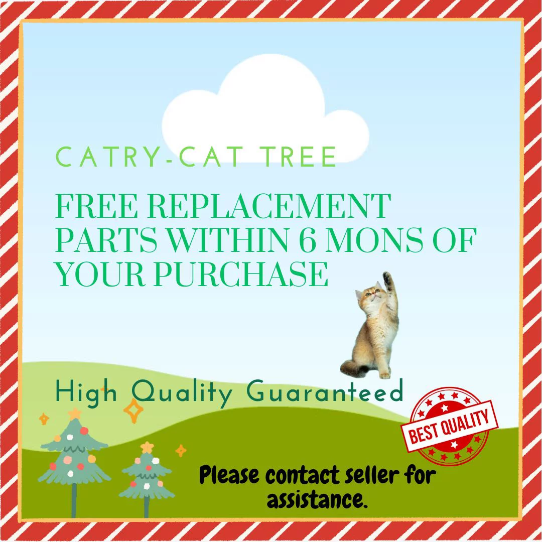 Catry 59" Natural Blossom Flower Woven Tree Branches Large Cat Tree 6-Level Cat Tower w/ Hammock Foam-Padded Perches Basket for Large Adult Cats Play House Indoor Climbing Modern Cat Furniture