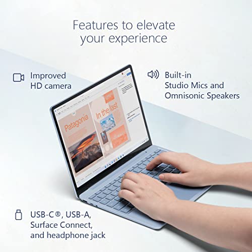 Microsoft Surface Laptop Go 2-12.4" Touchscreen - Intel Core i5 8GB Memory - 128 SSD - Platinum (Latest Model)