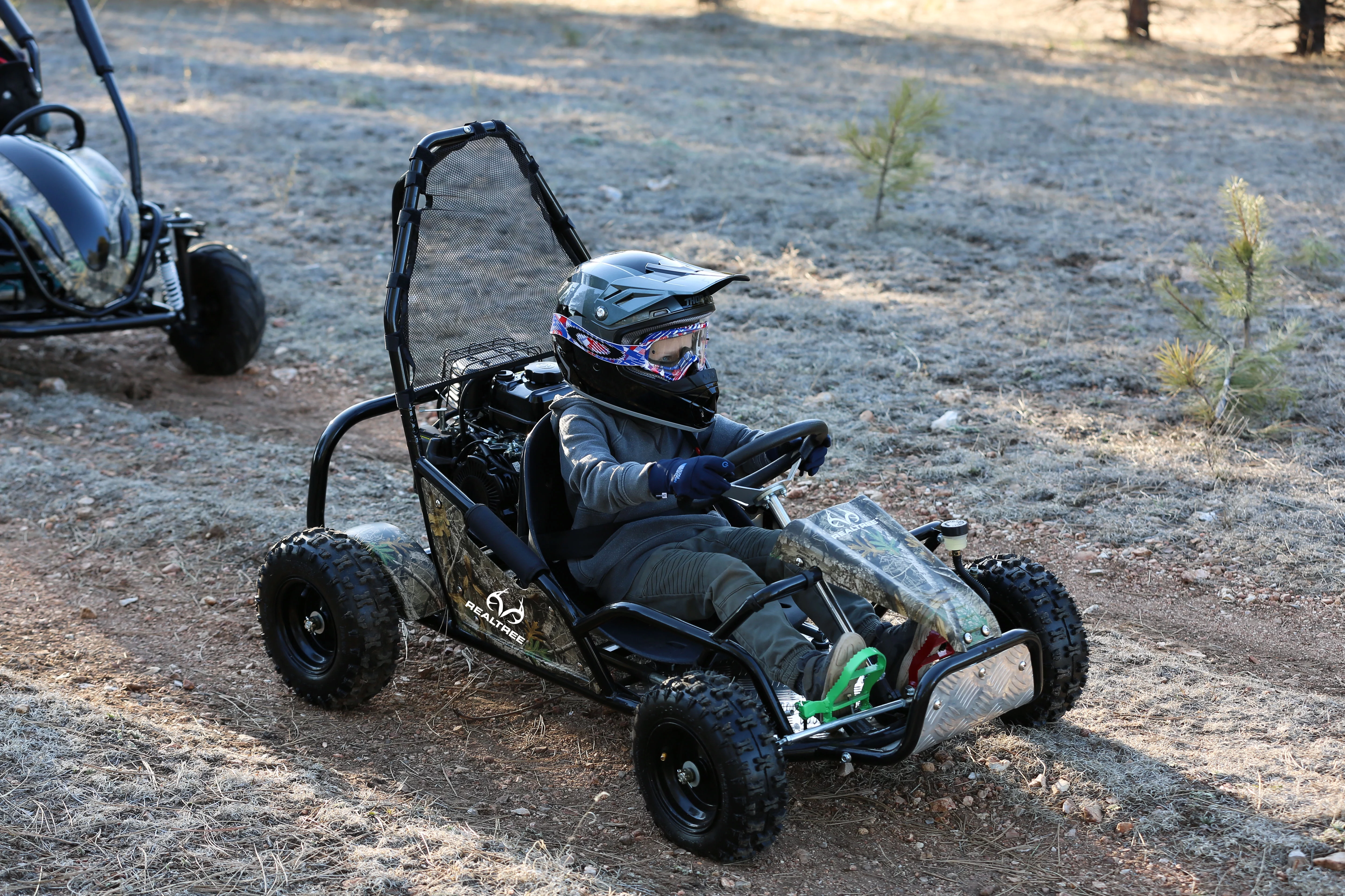 Realtree RTK100 Gas Powered 98cc Camo Power Ride-On Go Kart