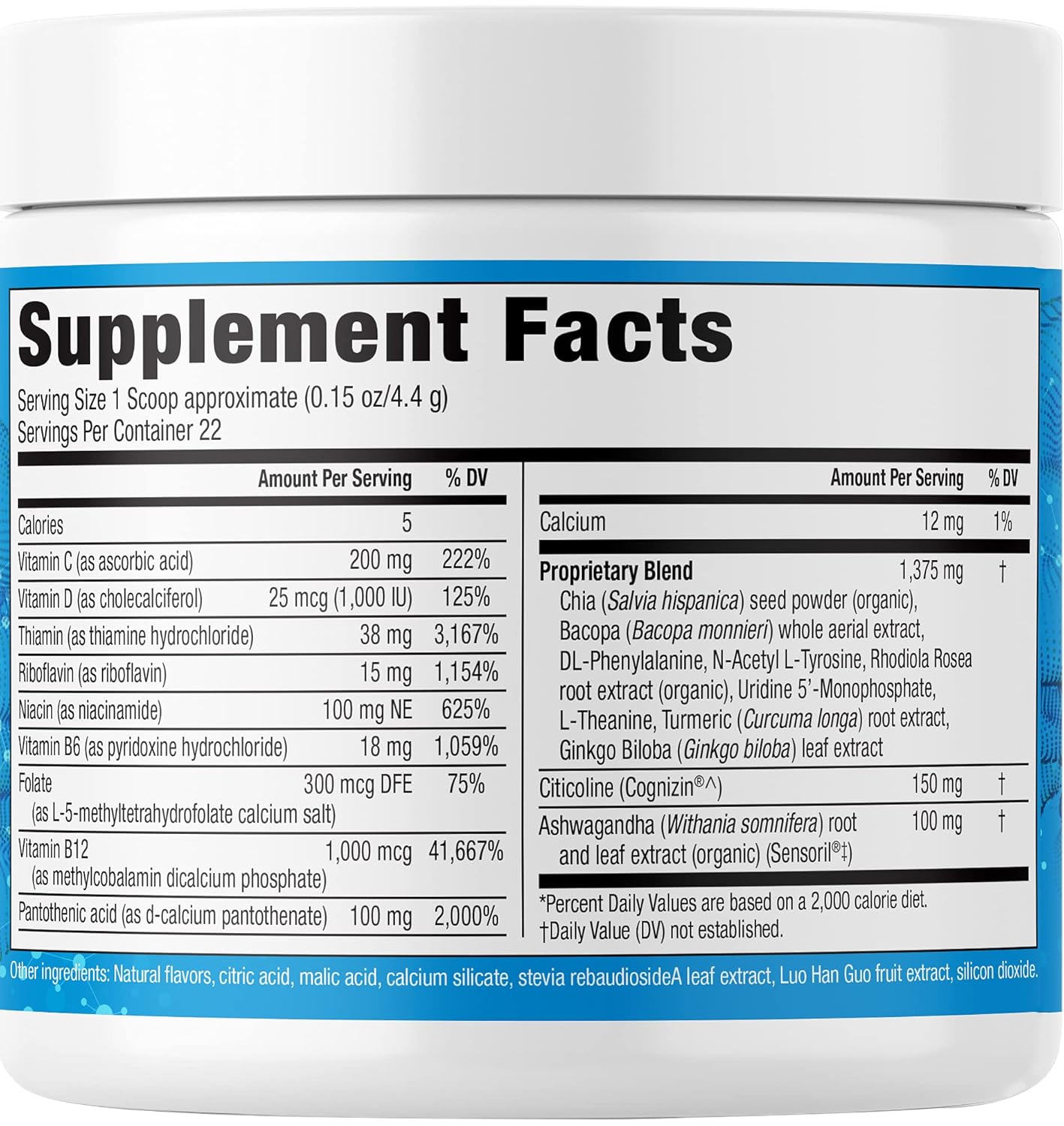 Brainvincible Nootropics | Top Brain Supplement for Memory, Focus, Mental Energy, and Concentration Cognitive Support - Brain Supplement, Brain and Energy Booster - 22 Servings - Made with Ashwagandha Powder, Rhodiola Rosea, Bacopa Monnieri, Ginkgo B