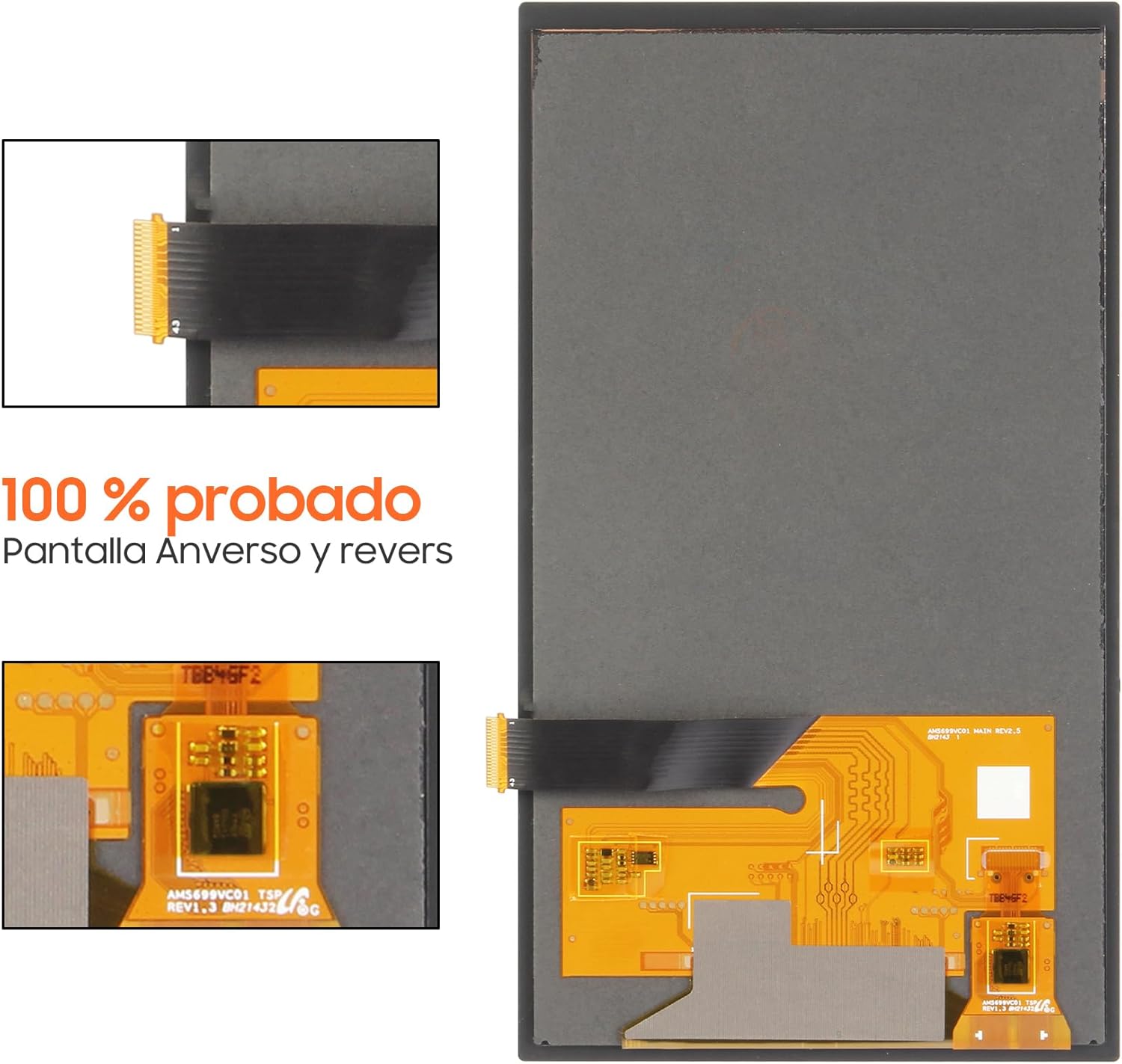 OLED Screen for Nintendo Switch OLED 2021 Screen Replacement for Switch OLED 2021 LCD Display Repair Parts（Black