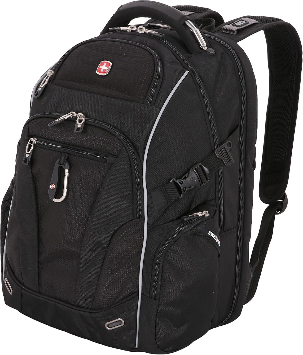 SwissGear 6752 TSA Friendly ScanSmart Laptop Backpack, Navy Ballistic, 17.75 inch