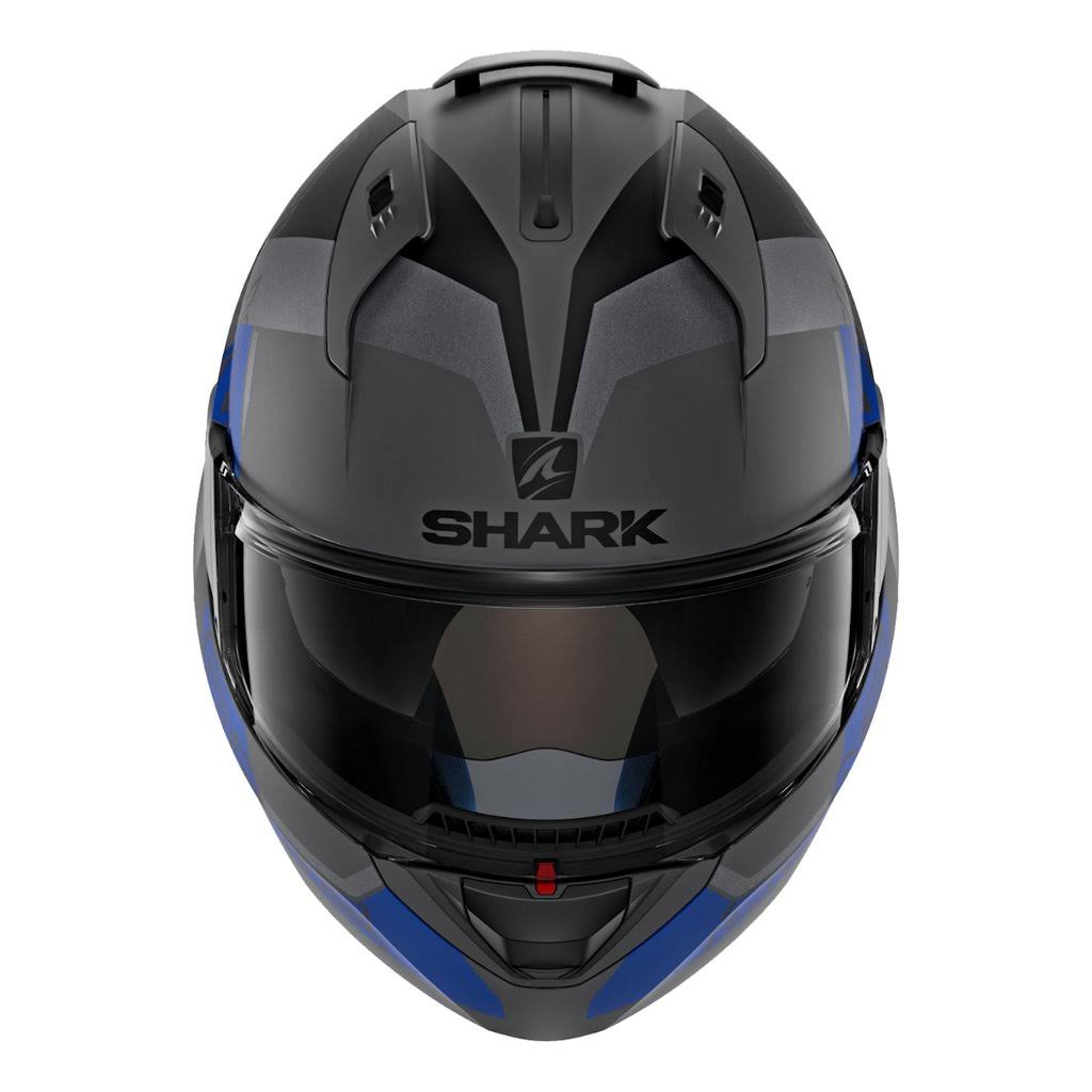 Shark Evo One 2 Helmet - Slasher - Matte Anthracite/Blue - Medium