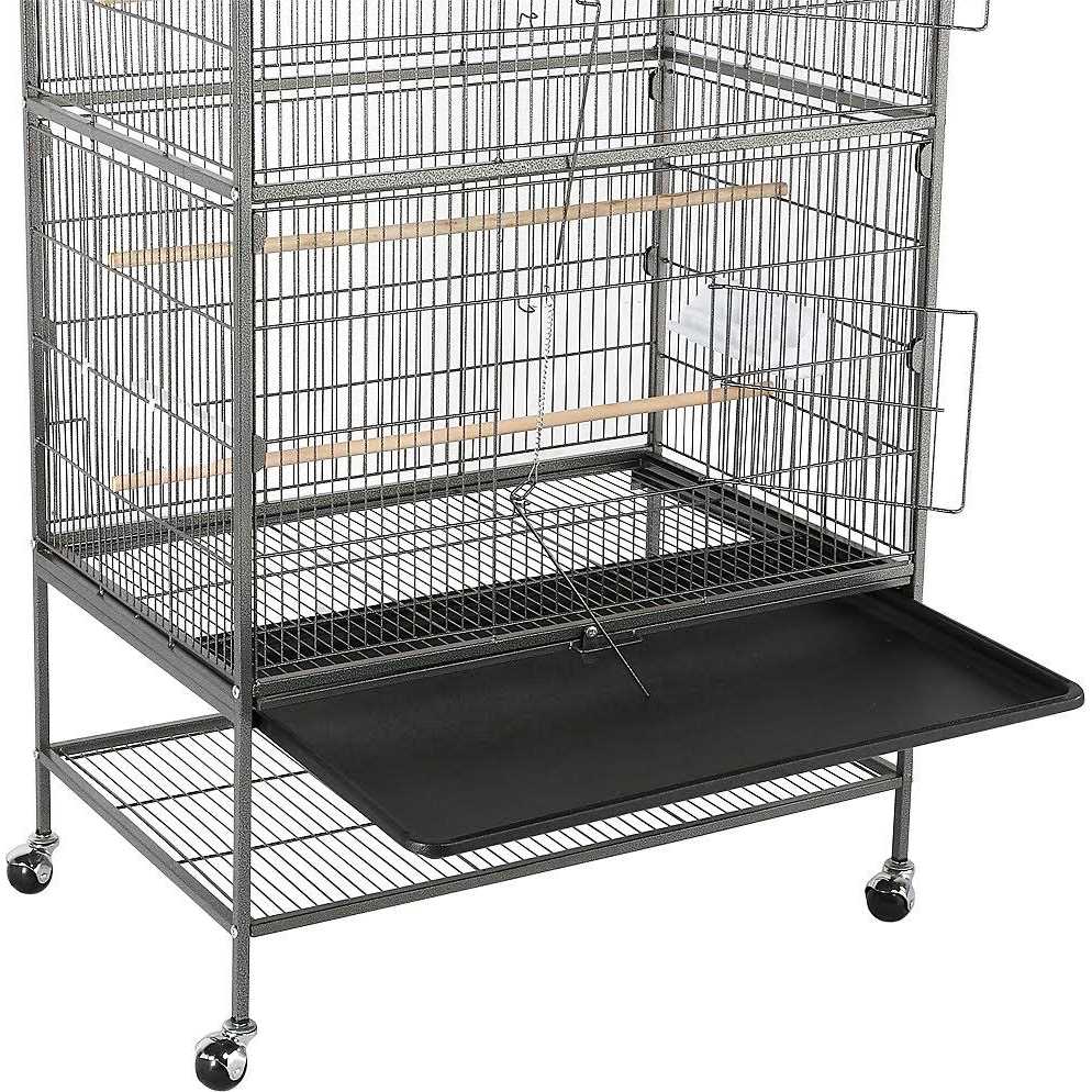 Yaheetech Large Bird Rolling Cage &amp; Storage Shelf - Pet Supplies online store