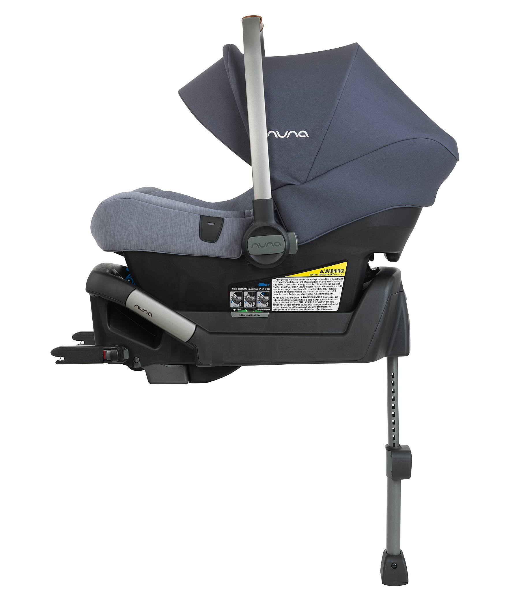 Nuna Pipa Lite Infant Car Seat with Base Caviar