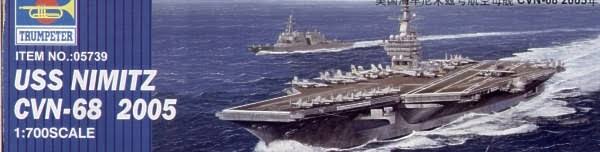 1/700 Trumpeter USS Nimitz CVN-68 Aircraft Carrier 2005
