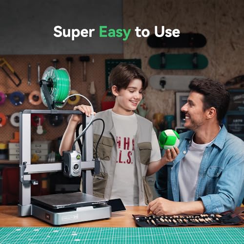 Creality Hi Combo 3D Printer, Multi Color 3D Printer with CFS, 500mm/s High Speed Auto-Leveling Automatic Filament Reading Clog-Free Extruder (Hi Combo)