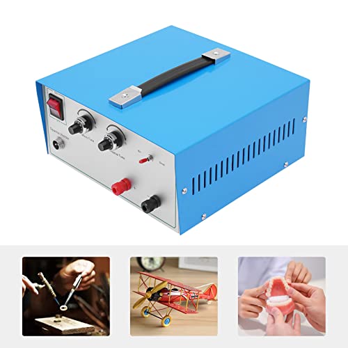 Jewelry Spot Welder, Pulse Sparkle Spot Welder 110V 80A Portable Spot Welding Machine with Handle DIY Spot Welding Tool for Gold K gold Silver Platinum Steel