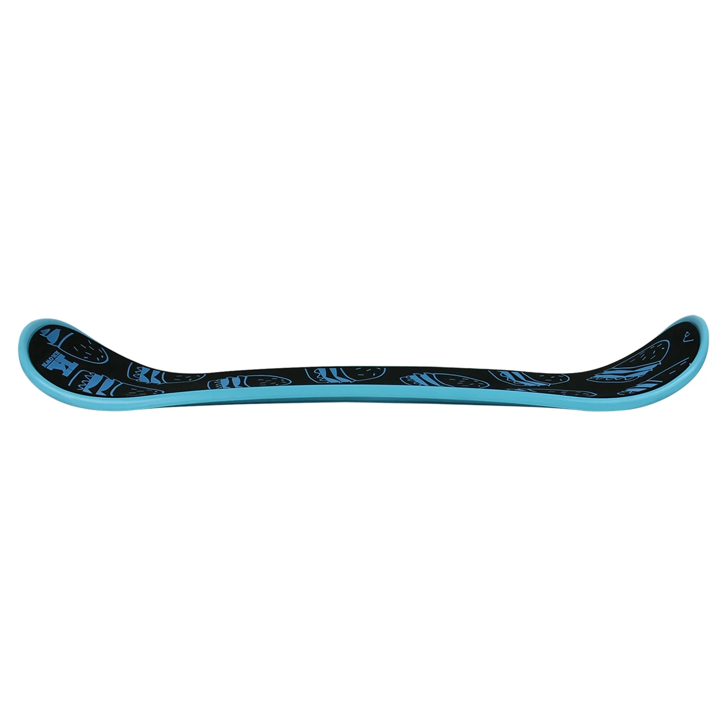 Krown Snowskate 9 x 32" Burgers Cyan Blue Snow Skate