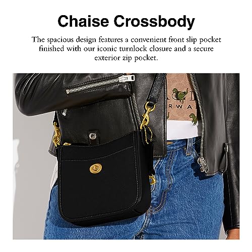 Coach Womens Polished Pebble Leather Chaise Crossbody 19