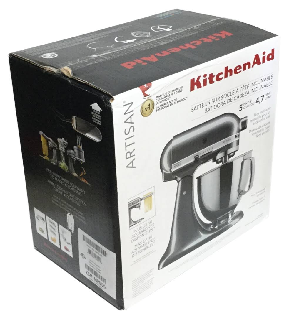KitchenAid Artisan KSM150PSQG 5-Quart Stand Mixer - Liquid Graphite