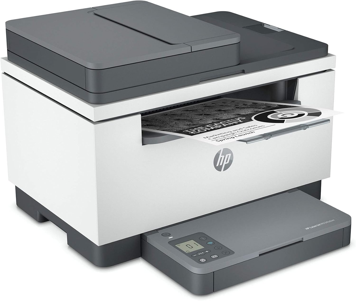 HP LaserJet MFP M234sdwe Wireless Black and White All-in-One Printer with built-in Ethernet & fast 2-sided printing, HP+ and bonus 6 months Instant Ink (6GX01E),Gray