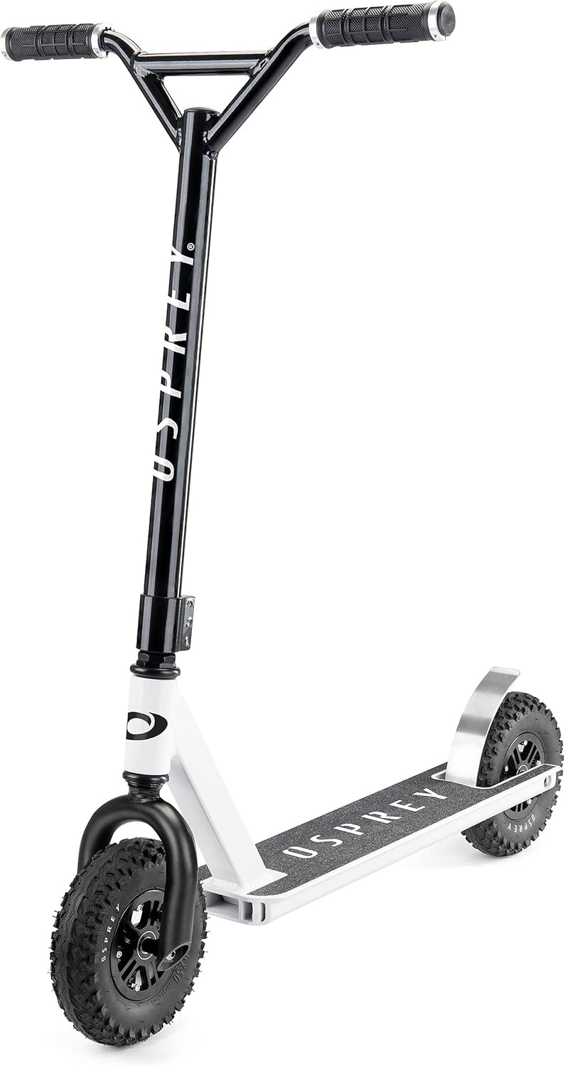 Osprey Dirt Scooter, All Terrain Trail Adult Scooter with Chunky Off Road Tyres, Multiple Colours