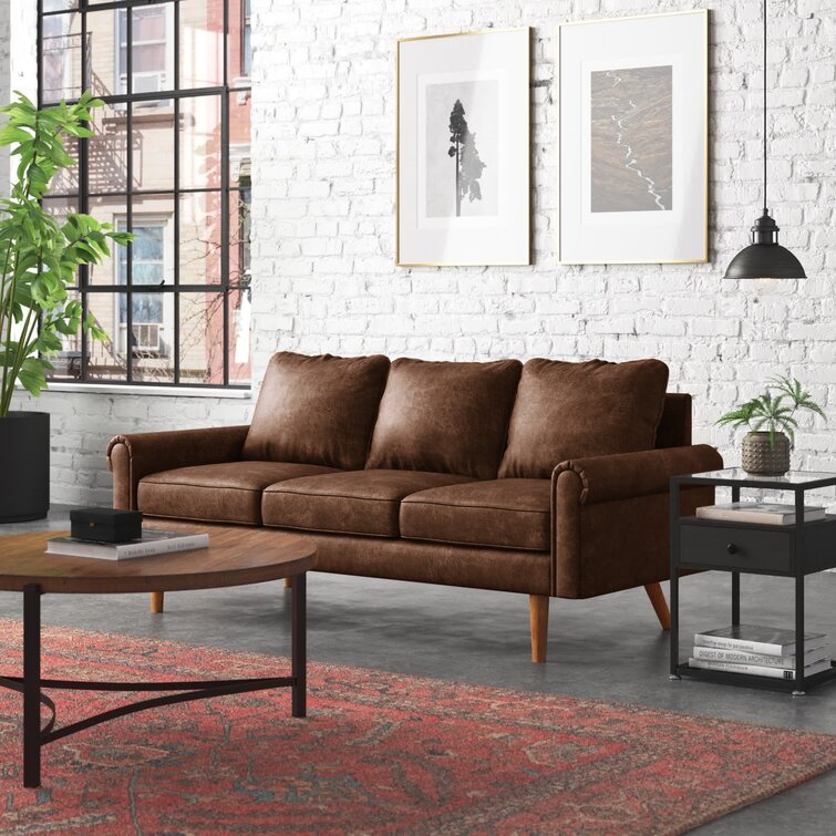 Ainsley 74.01” Rolled Arm Sofa