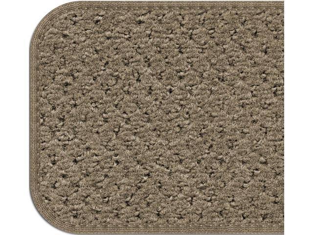House Home u0026 More Set of 15 Skid-Resistant Carpet Stair Treads - Camel Tan - 8 in. x 30 in.
