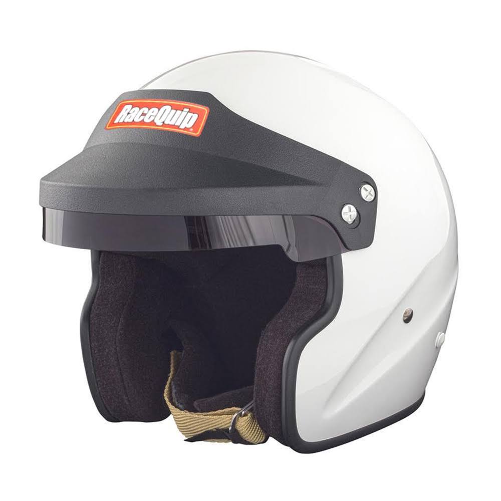 Racequip 256113 Helmet Open Face Medium White SA2020
