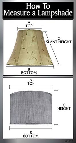 Aspen Creative CORPORATION 16&& Fabric Empire Lamp Shade, Beige