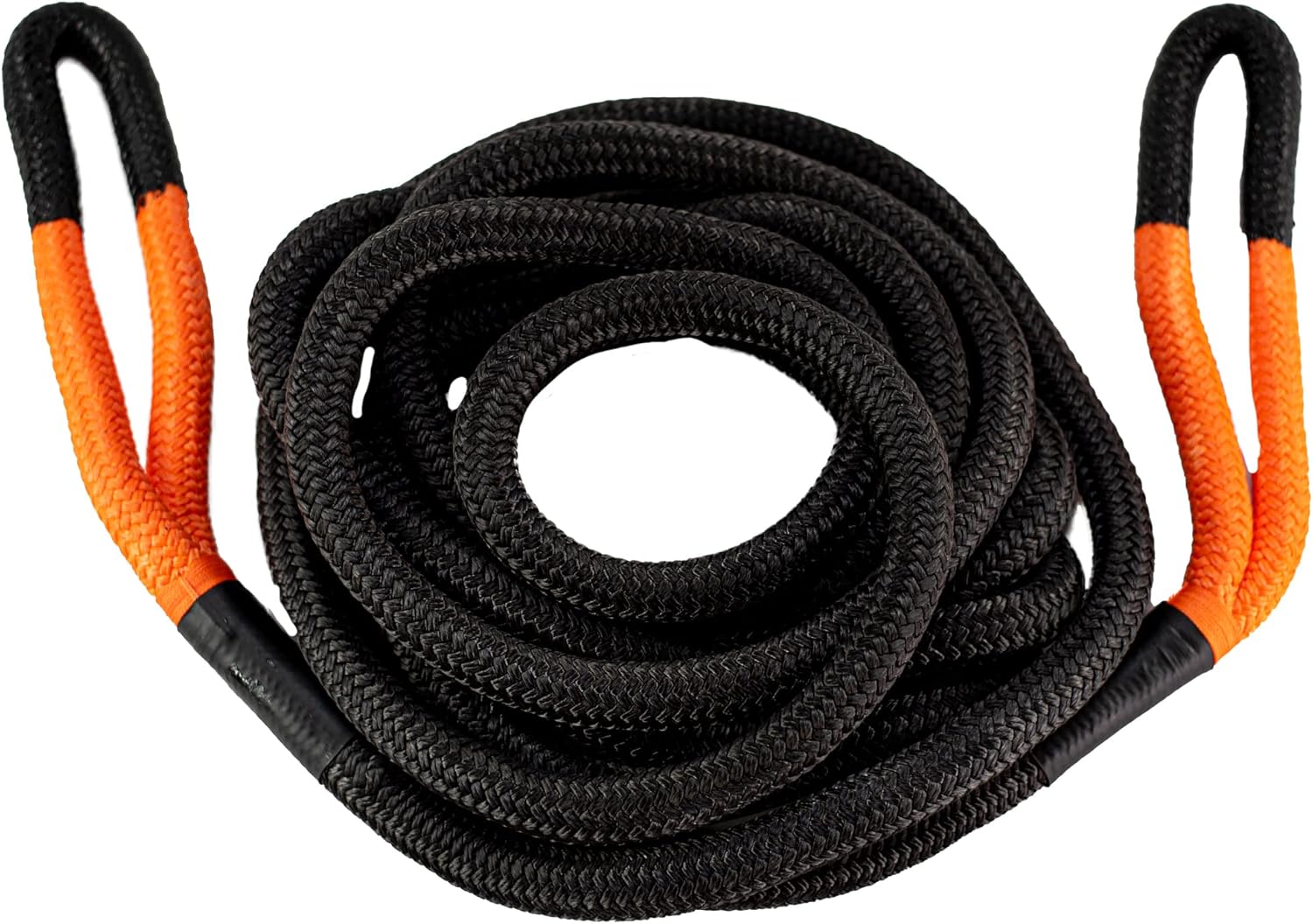 SGT KNOTS Double Braided Recovery Rope – Tow Ropes for Vehicles (30000 lbs) – Energy Coated Recovery Rope - Nylon Tow Strap with Reinforced Loops for 4x4, SUV, Truck – Off-Road Recovery I 7/8" x 30 ft