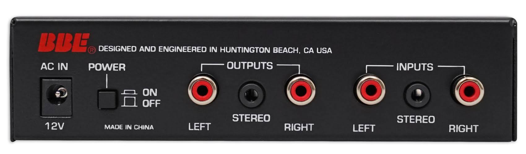BBE 282IR Desktop Sonic Maximizer W RCA Inputs Outputs Free Headphones