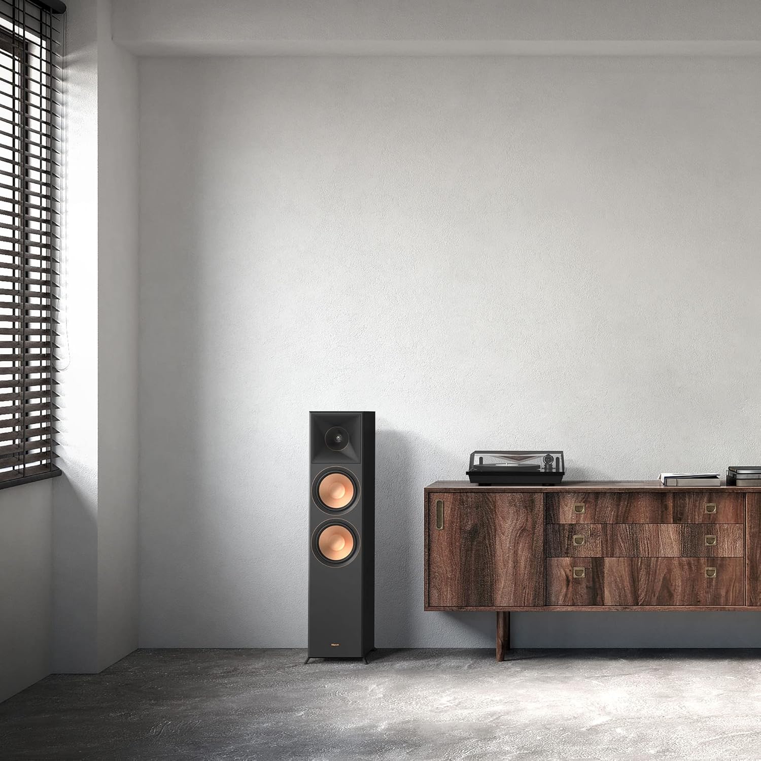 Klipsch RP-8060FA II Pair - Floorstanding Speakers - Ebony - with 25FT of Speaker Wire