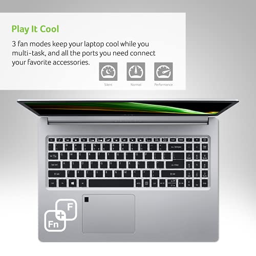 Acer Aspire Go 15 AI Ready Laptop | 15.6" FHD (1920 x 1080) IPS Display | AMD Ryzen 3 7320U | AMD Radeon 610M Graphics | 8GB LPDDR5 | 256GB PCIe Gen4 SSD | Wi-Fi 6 | Windows 11 Home | AG15-21P-R0RR