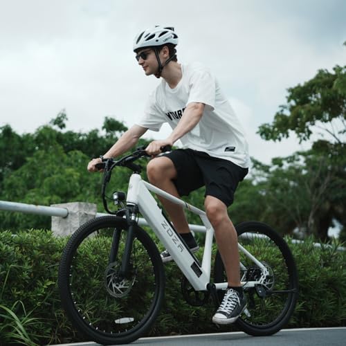 Electric Bike, 1000W Peak Motor, 26” Electric Mountain Bike, 375Wh Removable Battery, 40 Miles Range & 22 Mph Step-Over Ebike for Adults, Electric Bicycle for Commute, 7 Speed