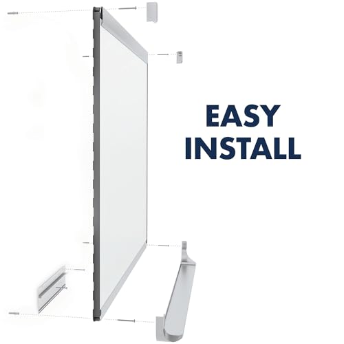 Quartet Prestige 2 Sliding Three Month Calendar Board, 3 x 2 Feet, Total Erase Surface (CMP32P2),Graphite, White