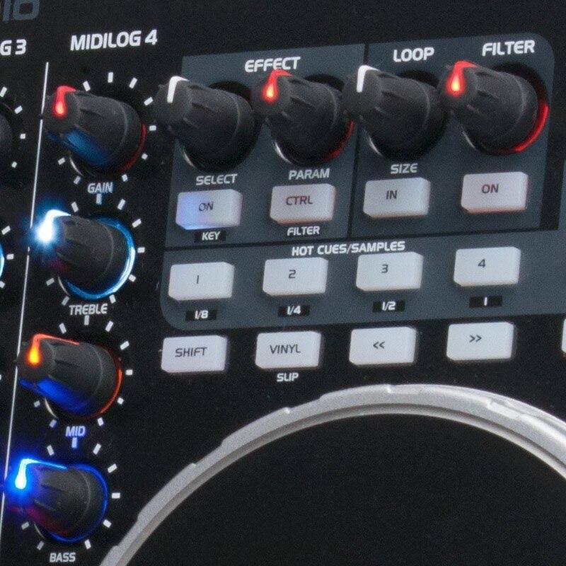 American Audio VMS5 6-Channel MIDILOG DJ Controller - Black