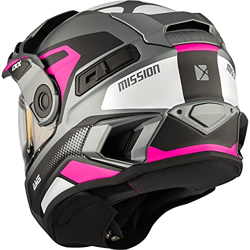 CKX Mission AMS Optic Snow Helmet w/Electric Shield (Matte Pink)