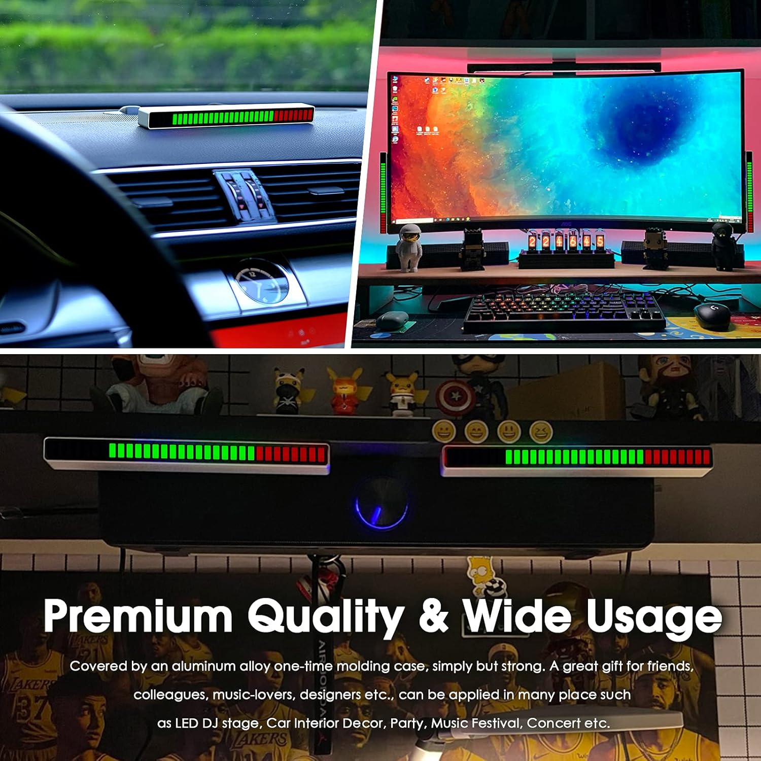 [Upgrade] Nobsound 32-Bit MIC Sound Level Indicator Music Spectrum Meter Audio Display Visualizer