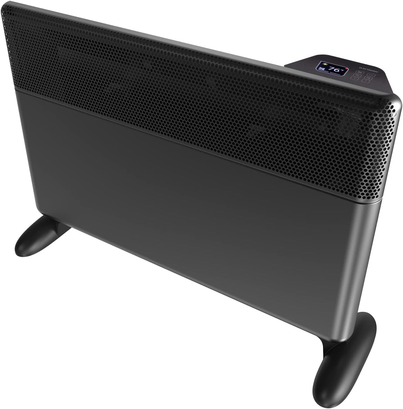 BALLU Apollo Portable Convection Panel Space Heater, 1500W Full Room Quiet Heating, Freestanding/Easy Install Wall Mount, TFT Digital Display Touch Screen Panel, 7*24h Timer with Calendar Function, Energy Efficient Eco Mode, Adjustable Thermostat, Ov