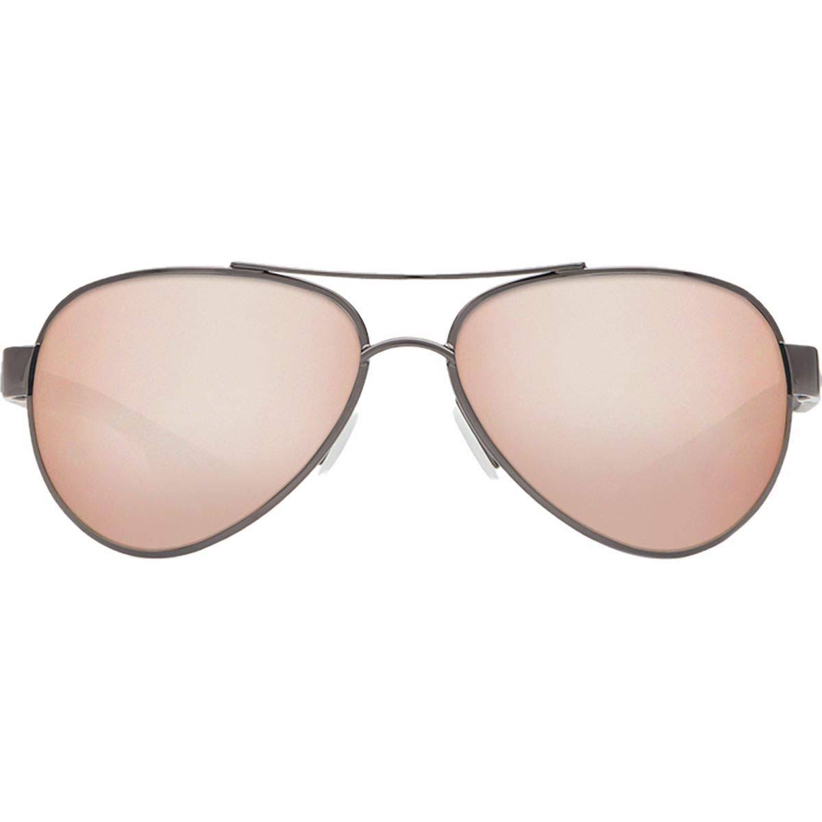 Costa Del Mar Loreto Gunmetal Square Sunglasses Copper Lens 580G