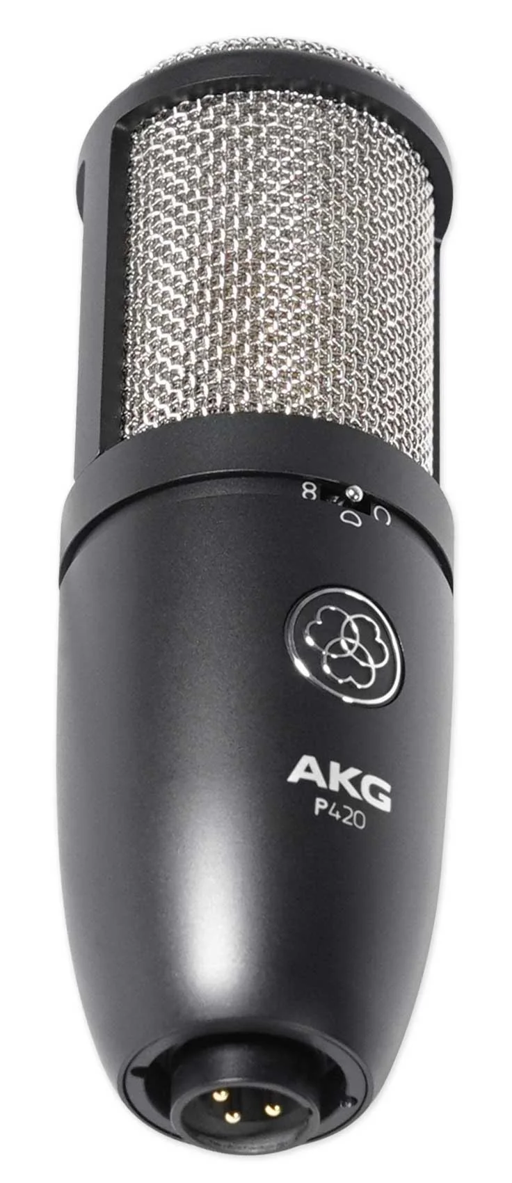 AKG P420 Studio Condenser Recording Microphone+Samson Vocal Booth+Stand