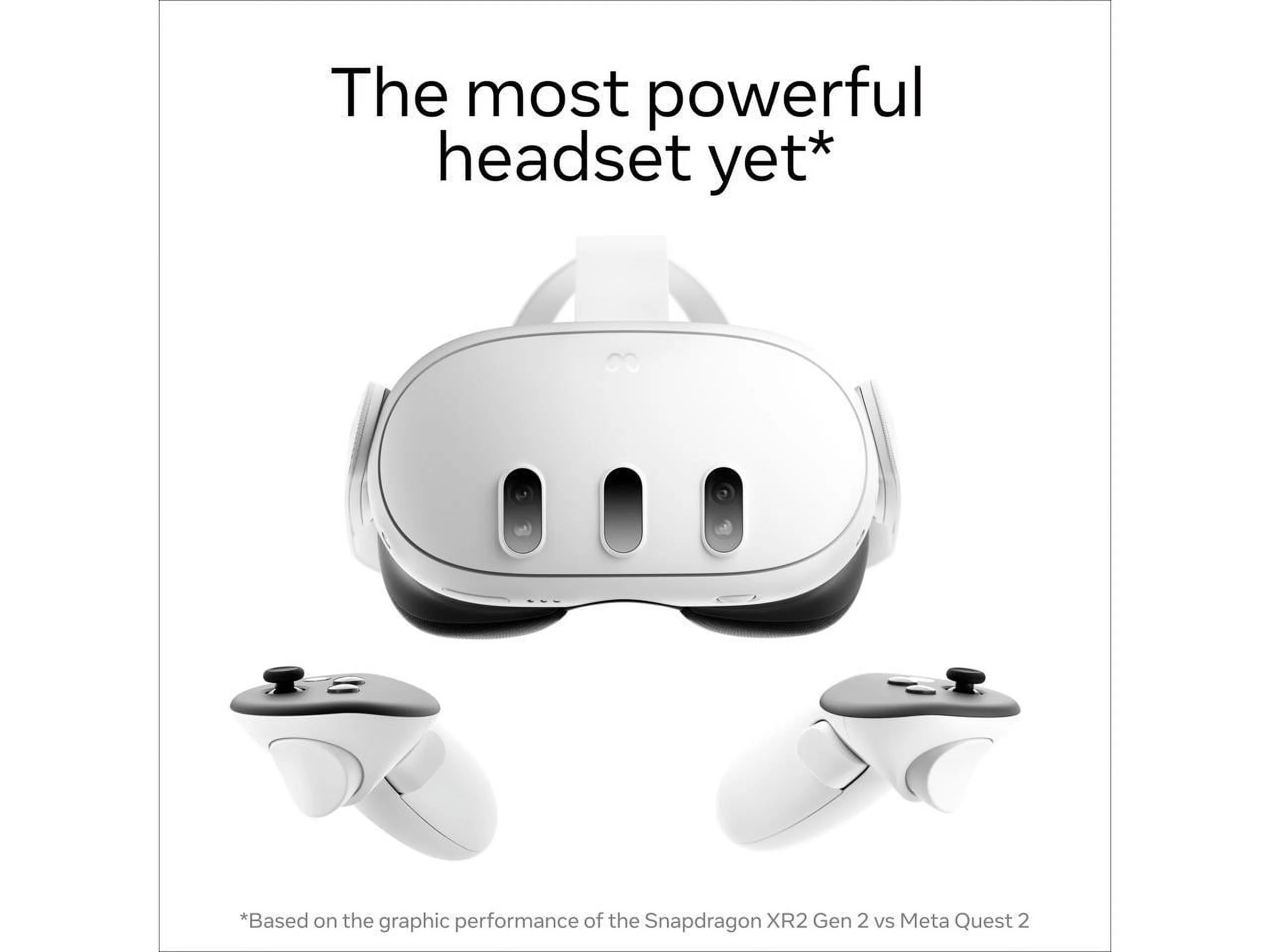 128GB Meta Quest 3 - Asgard's Wrath 2 Bundle - Breakthrough Mixed Reality & Powerful Performance