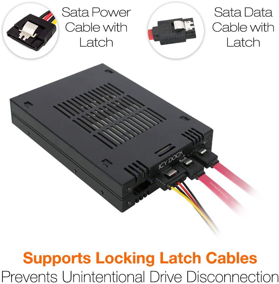 ICY DOCK 6 x 2.5” SATA HDD / SSD Hot Swap Cage for External 5.25” Bay | ExpressCage MB326SP-B